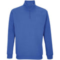 Royal Blue - Front - SOLS Unisex Adult Conrad Quarter Zip Sweatshirt