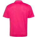 Hot Pink - Back - AWDis Cool Mens Moisture Wicking Polo Shirt