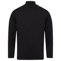 Navy - Front - Henbury Mens Roll Neck Long-Sleeved Top