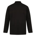 Black - Front - Henbury Mens Roll Neck Long-Sleeved Top