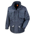 Navy - Front - WORK-GUARD by Result Mens Sabre Coat