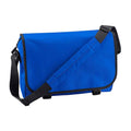 Bright Royal Blue - Front - Bagbase Contrast Detail Messenger Bag
