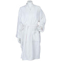 White - Front - Towel City Womens-Ladies Kimono Robe