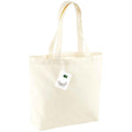Natural - Front - Westford Mill Organic Cotton 16L Shopper Bag