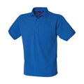 Royal Blue - Front - Henbury Mens Polycotton Heavy Polo Shirt