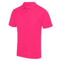 Hot Pink - Side - AWDis Cool Childrens-Kids Cool Polo Shirt