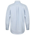 Blue - Back - Henbury Mens Classic Oxford Long-Sleeved Formal Shirt