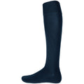Navy - Front - Kariban Proact Unisex Adult Ribbed Knee High Socks