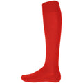 Red - Front - Kariban Proact Unisex Adult Ribbed Knee High Socks