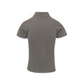 Dark Grey - Back - Premier Womens-Ladies Coolchecker Plus Polo Shirt