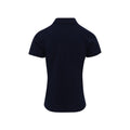 Navy - Back - Premier Womens-Ladies Coolchecker Plus Polo Shirt