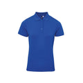 Royal Blue - Front - Premier Womens-Ladies Coolchecker Plus Polo Shirt