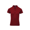 Burgundy - Front - Premier Womens-Ladies Coolchecker Plus Polo Shirt