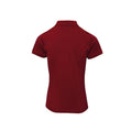 Burgundy - Back - Premier Womens-Ladies Coolchecker Plus Polo Shirt