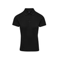 Black - Front - Premier Womens-Ladies Coolchecker Plus Polo Shirt