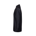 Black Denim - Side - Premier Unisex Adult Wrap Over Long-Sleeved Chef Jacket