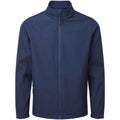 Navy - Front - Premier Mens Windchecker Recycled Soft Shell Jacket