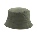Olive-Stone - Front - Beechfield Reversible Bucket Hat