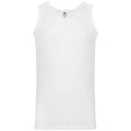 White - Front - Fruit of the Loom Unisex Adult Vest Top