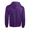 Purple - Back - Gildan Mens Heavy Blend Full Zip Hoodie