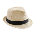 Natural - Front - Beechfield Festival Trilby
