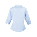 Light Blue - Back - Premier Womens-Ladies Poplin 3-4 Sleeve Shirt