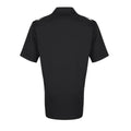 Black - Back - Premier Mens Short-Sleeved Pilot Shirt