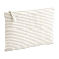 Red - Back - Westford Mill Striped Organic Cotton Pouch