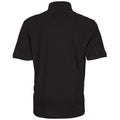 Black - Back - WORK-GUARD by Result Mens Apex Pique Polo Shirt