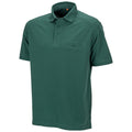 Bottle Green - Front - WORK-GUARD by Result Mens Apex Pique Polo Shirt