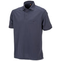Navy - Front - WORK-GUARD by Result Mens Apex Pique Polo Shirt
