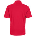Red - Back - WORK-GUARD by Result Mens Apex Pique Polo Shirt