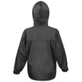 Black-Grey - Back - Result Mens Midweight Multi-Functional Waterproof Jacket