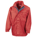 Red-Navy - Front - Result Mens Midweight Multi-Functional Waterproof Jacket
