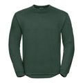 Bottle Green - Front - Russell Unisex Adult Heavyweight Sweatshirt