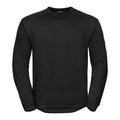 Black - Front - Russell Unisex Adult Heavyweight Sweatshirt