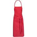 Red - Front - Bullet Reeva Cotton Apron