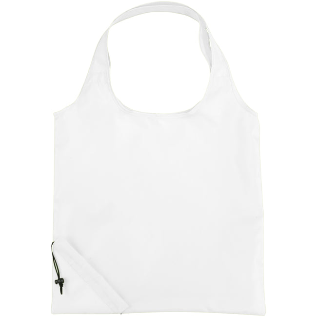 White - Front - Bullet Bungalow Foldable Polyester Tote