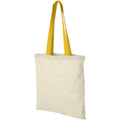 Natural-Yellow - Front - Bullet Nevada Cotton Tote