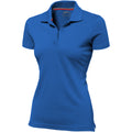Classic Royal Blue - Back - Slazenger Advantage Short Sleeve Ladies Polo