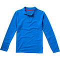 Sky Blue - Front - Slazenger Mens Point Long Sleeve Polo Shirt
