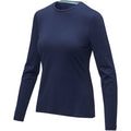 Navy - Back - Elevate Womens-Ladies Ponoka Long Sleeve T-Shirt