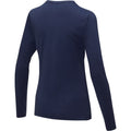 Navy - Lifestyle - Elevate Womens-Ladies Ponoka Long Sleeve T-Shirt