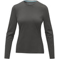 Storm Grey - Front - Elevate Womens-Ladies Ponoka Long Sleeve T-Shirt