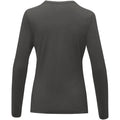 Storm Grey - Back - Elevate Womens-Ladies Ponoka Long Sleeve T-Shirt