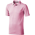 Light Pink - Front - Elevate Mens Calgary Short Sleeve Polo
