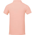 Pale Blush Pink - Back - Elevate Mens Calgary Short Sleeve Polo