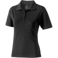 Anthracite - Front - Elevate Calgary Short Sleeve Ladies Polo