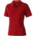 Red - Front - Elevate Calgary Short Sleeve Ladies Polo