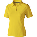 Yellow - Front - Elevate Calgary Short Sleeve Ladies Polo
